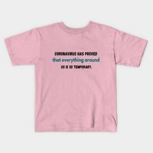 Coronavirus Story Kids T-Shirt